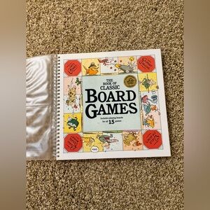 The Book of Classic Board Games Klutz Press Spiral Book 15 Games